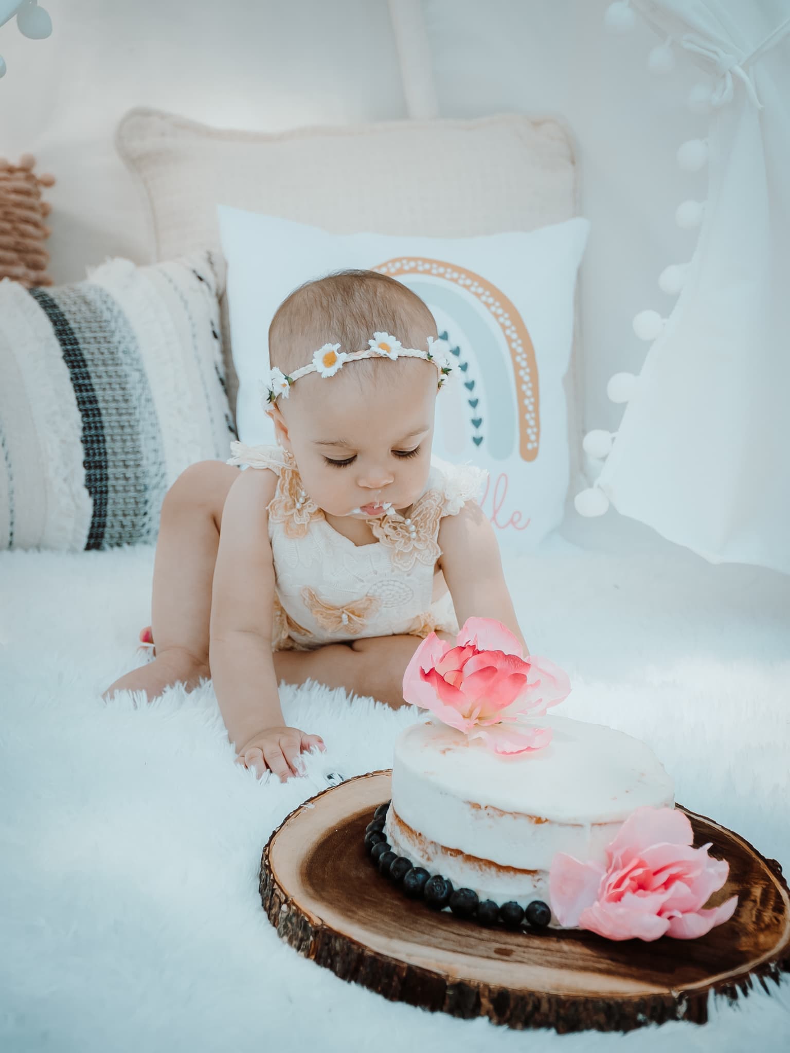Cake Smash Birthday Celebration Session - Spring Lake, NC