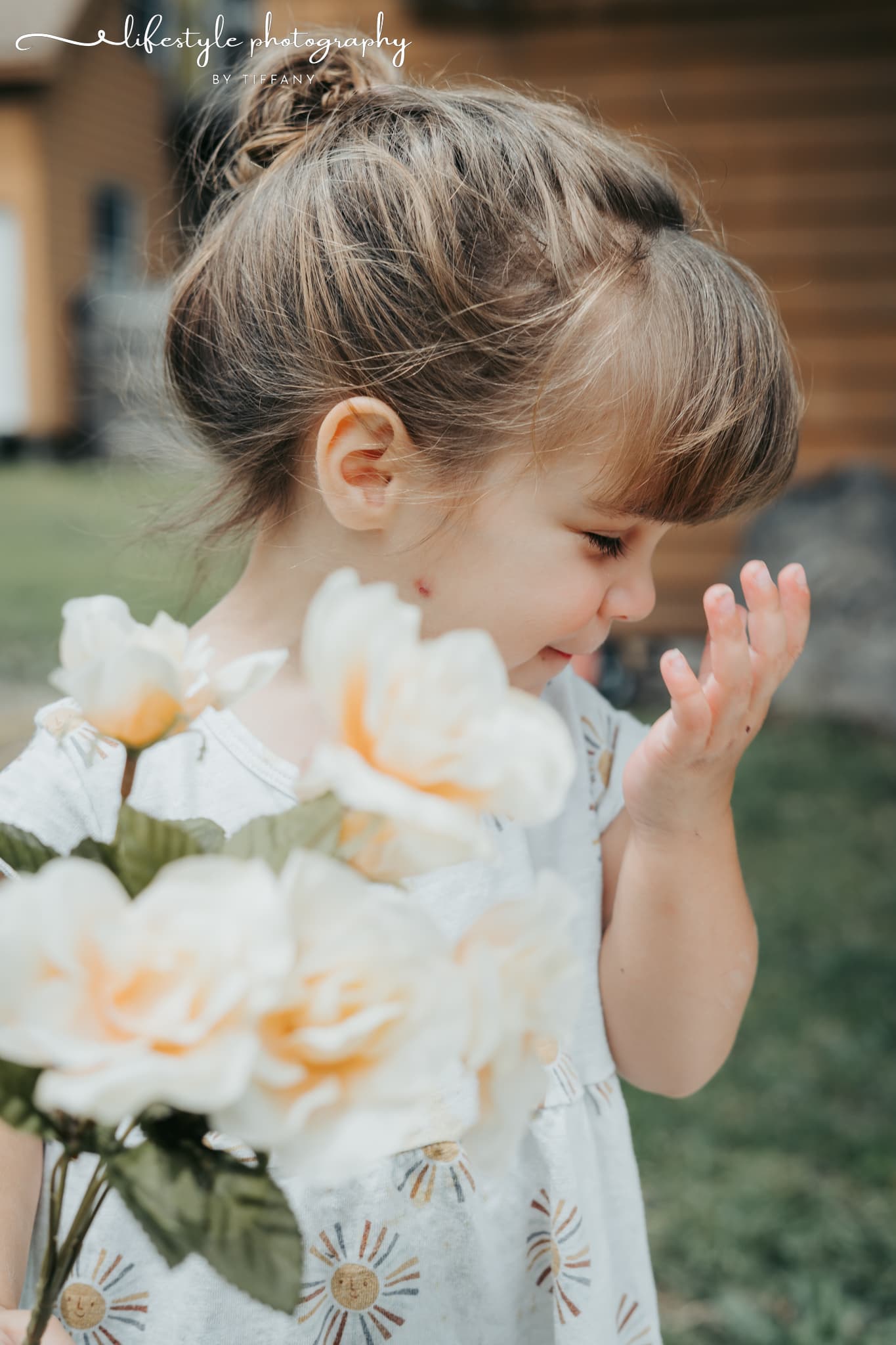 Children Portrait Toddler Girl Flowers - Spring Lake, NC